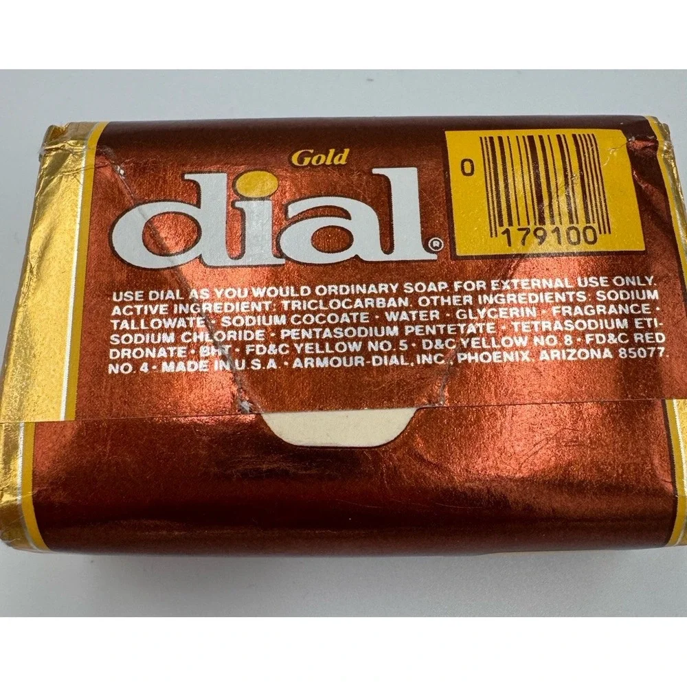 VTG Dial Gold Bar Soap 3.5 oz Sealed New Deodorant Gold Bath Soap‎ Prop